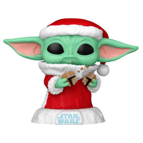 Funko POP! Star Wars Grogu with Christmas Cookie #747