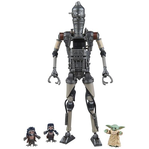 Figura Hasbro Star Wars The Mandalorian IG-12 y Grogu set 15cm
