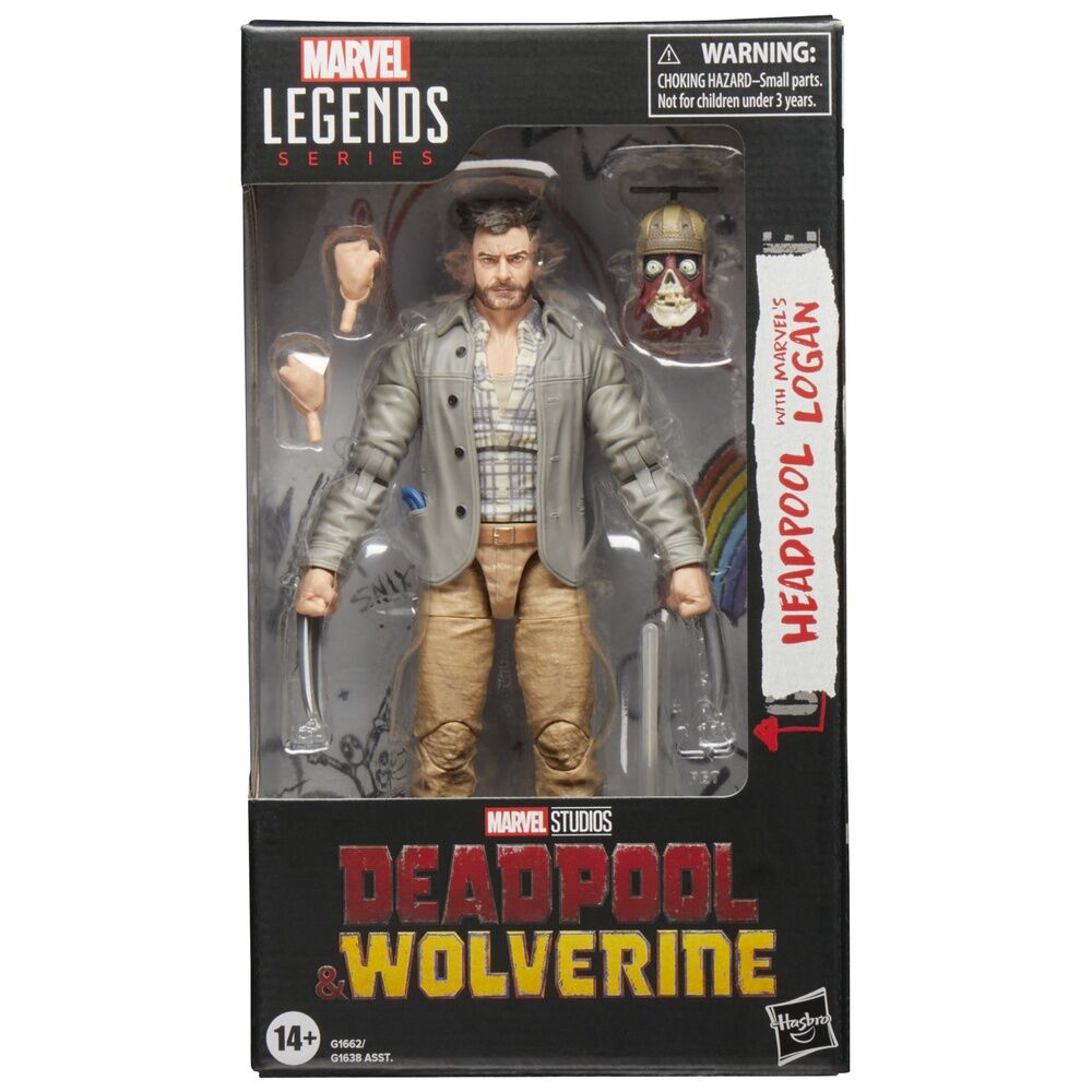 Hasbro Figura Marvel Legends Series Deadpool & Wolverine - Headpool with Marvels Logan figure 15cm