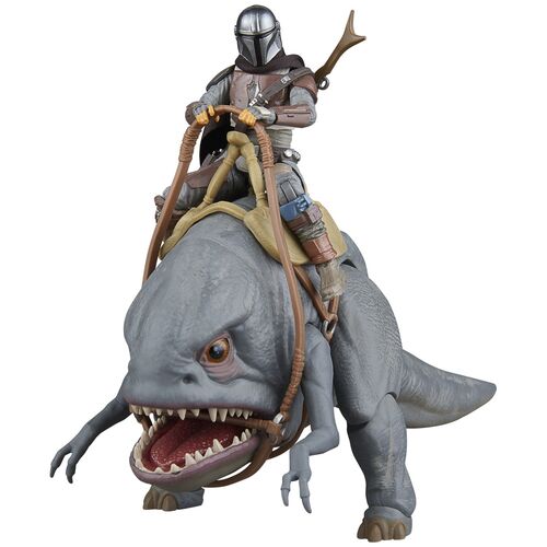 Figura Hasbro Star Wars The Mandalorian - Blurrg & Mandalorian set 2 9,5 cm