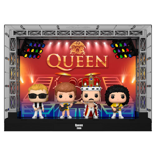 Funko POP! Moment Deluxe Queen - Estadio de Wembley Roger Taylor / John Deacon / Freddie Mercury / Brian May #06
