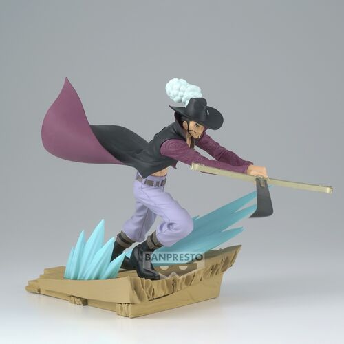 Figura Banpresto One Piece Senkozekkei Dracule Mihawk de 12 cm
