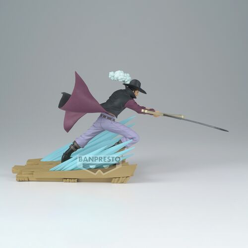Figura Banpresto One Piece Senkozekkei Dracule Mihawk de 12 cm