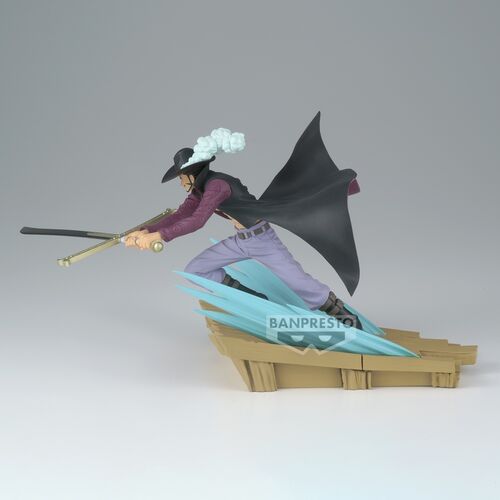 Figura Banpresto One Piece Senkozekkei Dracule Mihawk de 12 cm