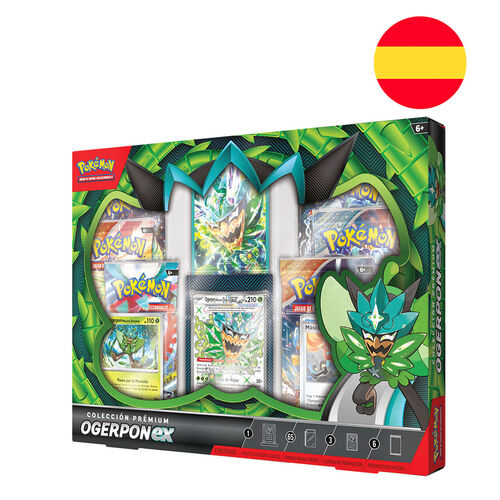 Carta Coleccionable Pokémon Ogerpon ex Colección Premium en Español