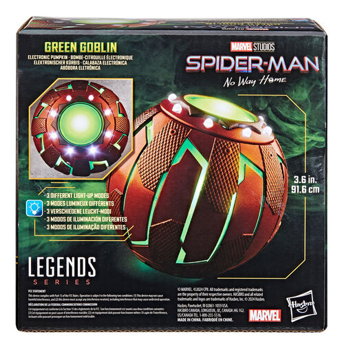 Hasbro Figura Marvel Spider-Man: No Way Home Green Goblin Electronic Pumpkin
