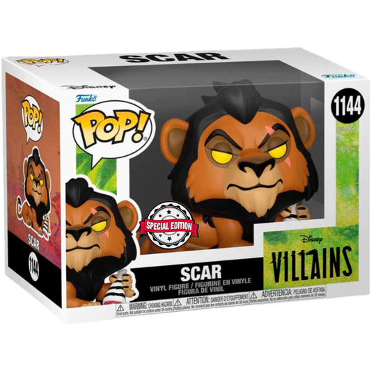 Figura Funko POP! de El Rey León de Disney, Scar, exclusiva n.° 1144