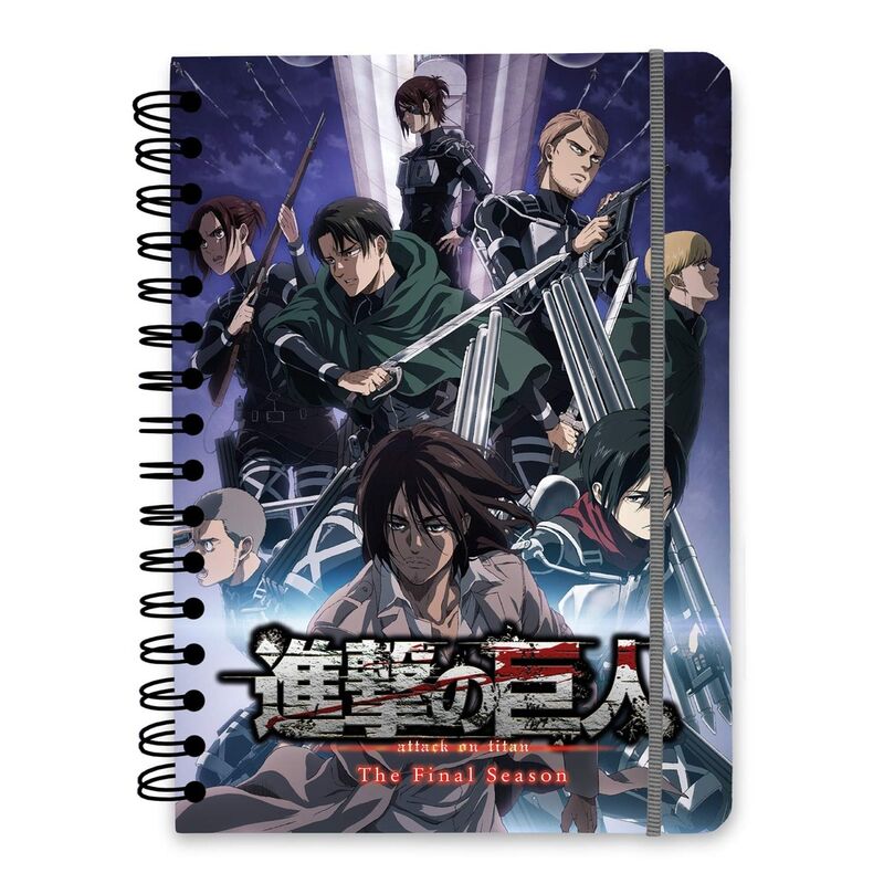 Cuaderno Erik Ataque a los Titanes A5