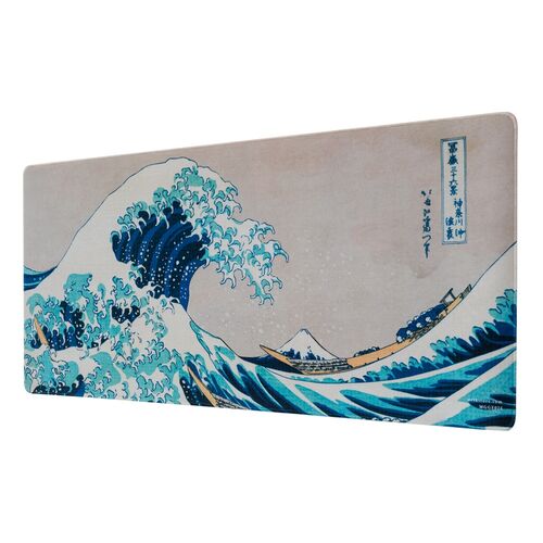 Alfombrilla de ratón Erik La gran ola de Kanagawa Hokusai 80x35cm