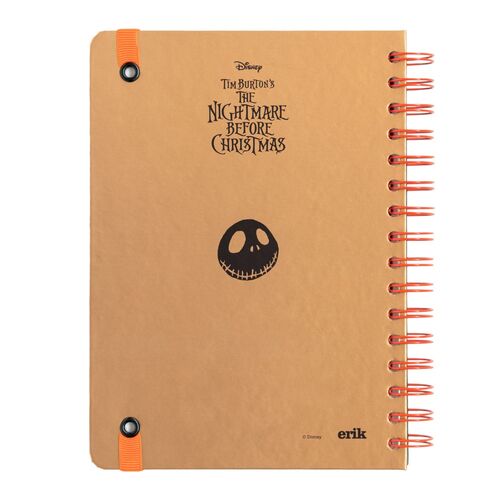 Cuaderno A5 de Pesadilla antes de Navidad de Erik Disney