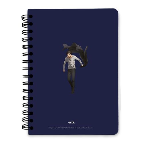 Cuaderno Erik Ataque a los Titanes A5