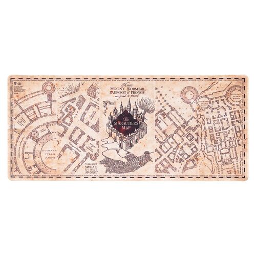 Alfombrilla de ratón Erik Mapa del Merodeador de Harry Potter 80x35cm