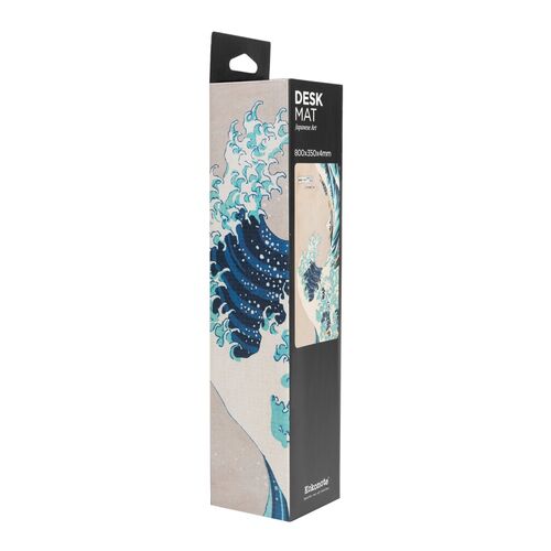 Alfombrilla de ratón Erik La gran ola de Kanagawa Hokusai 80x35cm