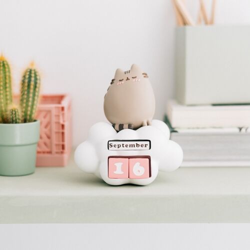 Calendario perpetuo 3D de la colección Erik Pusheen Purrfect Love