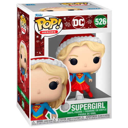 Figura Funko POP! DC Supergirl navideña n.° 526
