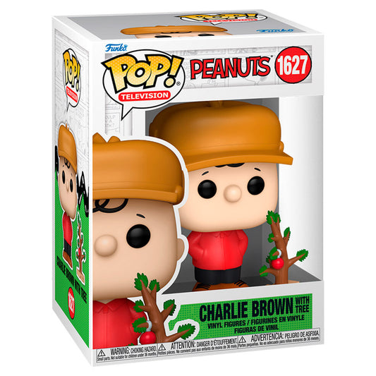 Funko POP! Charlie Brown de Peanuts con árbol n.° 1627