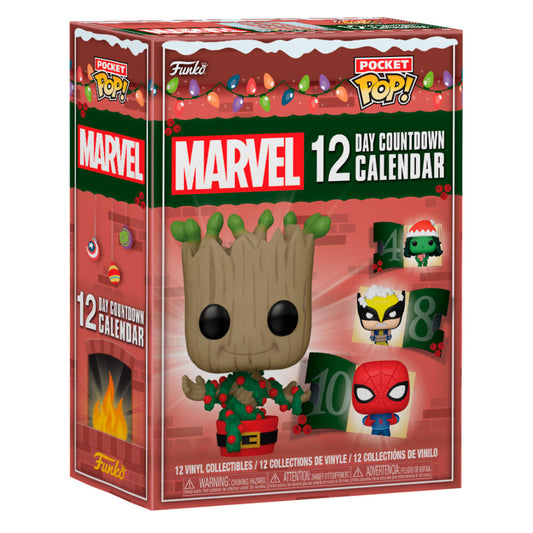 Calendario Funko Pocket POP! Disney Marvel de 12 días 2024