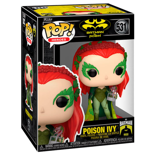 Funko POP! Héroes de DC Batman y Robin Hiedra Venenosa n.° 531