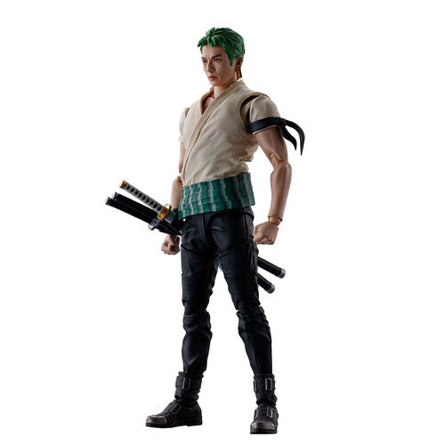 Figura Tamashii Nations One Piece Serie Netflix Roronoa Zoro SH Figuarts 14.5cm