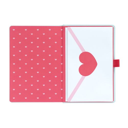 Cuaderno Erik + Bolígrafo Proyector Pusheen Purrfect Love A5