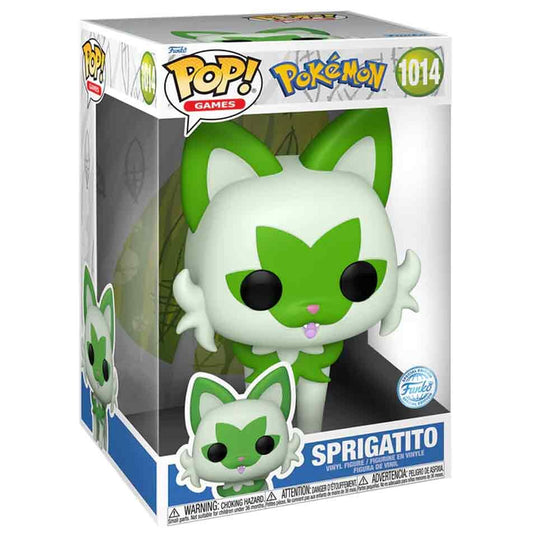 Figura Funko POP! de Pokémon Sprigatito, tamaño jumbo de 25 cm, n.° 1014
