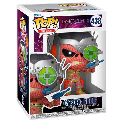 Figura Funko POP! Rocks de Iron Maiden: Cyborg Eddie #438