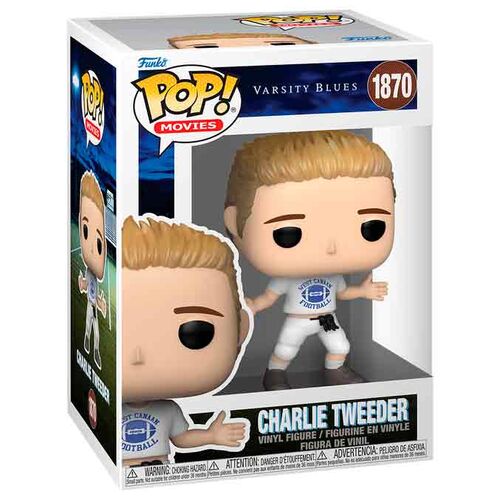 * PRE-ORDEN * Funko POP! Películas Varsity Blues Charlie Tweeder # 1870