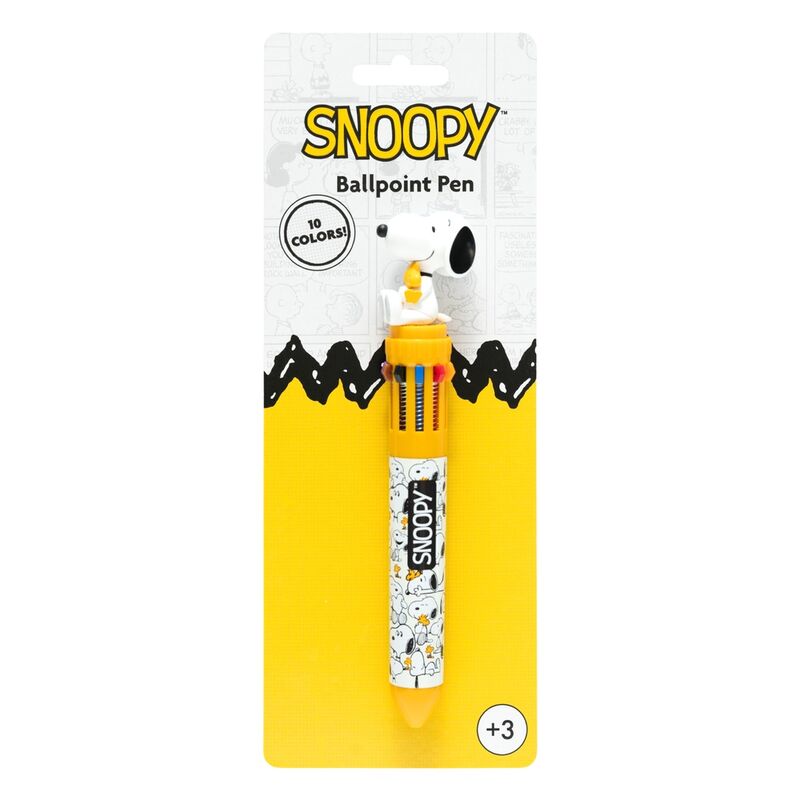 Erik Caneta 3D 10 cores Lazy Days Snoopy