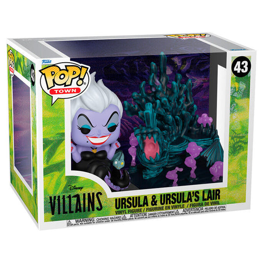 Funko POP! Ciudad de los Villanos de Disney Úrsula y la Guarida de Úrsula n.° 43