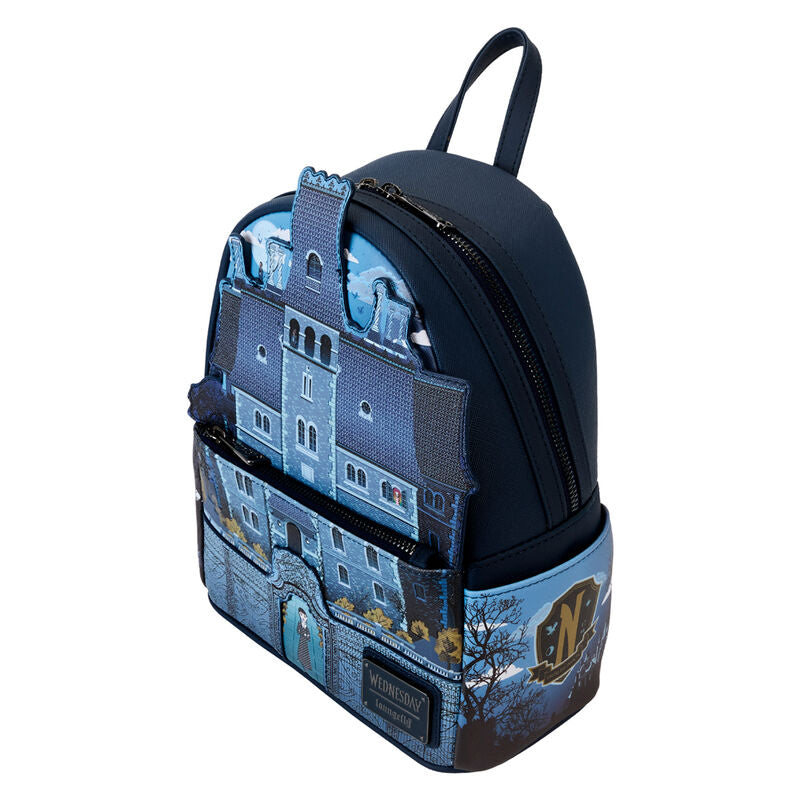 Mochila Loungefly Wednesday Nevermore Academy backpack