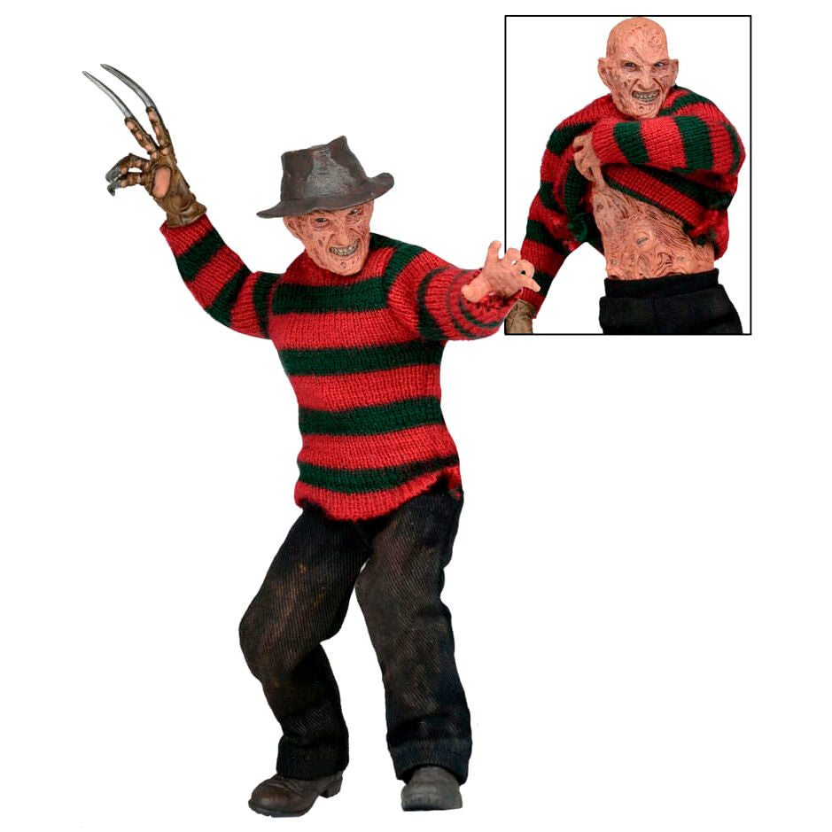 Figura Neca Pesadilla en Elm Street 3 Freddy Krueger vestido 20cm