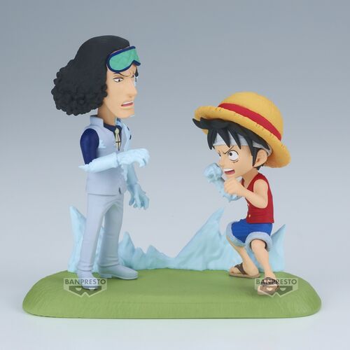 Banpresto Figura One Piece World Collectable Figure Log Stories Monkey D. Luffy vs Kuzan 9cm