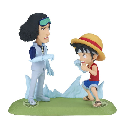 Banpresto Figura One Piece World Collectable Figure Log Stories Monkey D. Luffy vs Kuzan 9cm