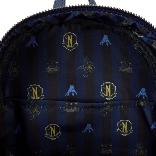 Mochila Loungefly Wednesday Nevermore Academy backpack