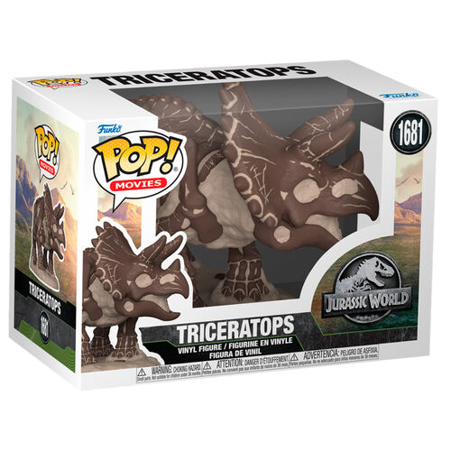 Funko POP! Películas de Triceratops de Jurassic World n.° 1681