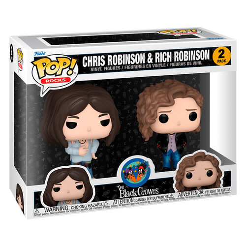 Funko POP! Rocks The Black Crowes: Chris Robinson y Rich Robinson (paquete de 2)