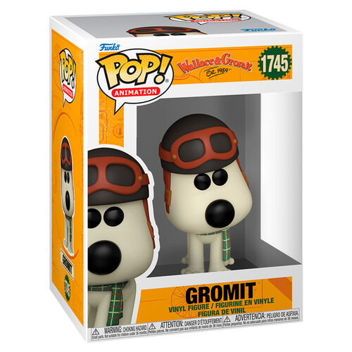 Figura animada de Wallace y Gromit (Funko POP!) Gromit n.° 1745