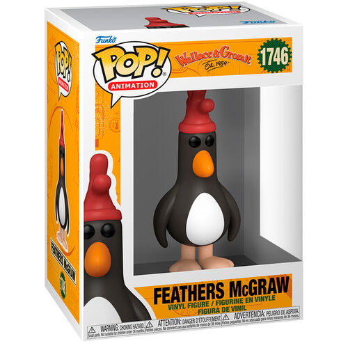 Figura animada Funko POP! Wallace y Gromit Feathers McGraw n.° 1746