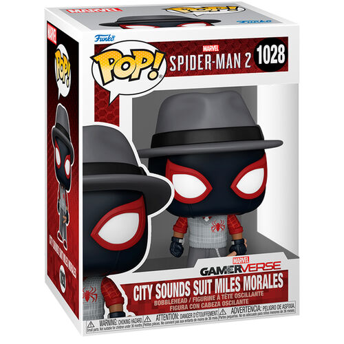Funko POP! Marvel Spider-Man 2 City Sounds Suit Miles Morales #1028