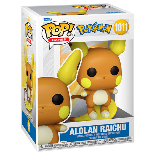 ¡Funko POP! Juegos Pokémon de Alola Raichu #1011