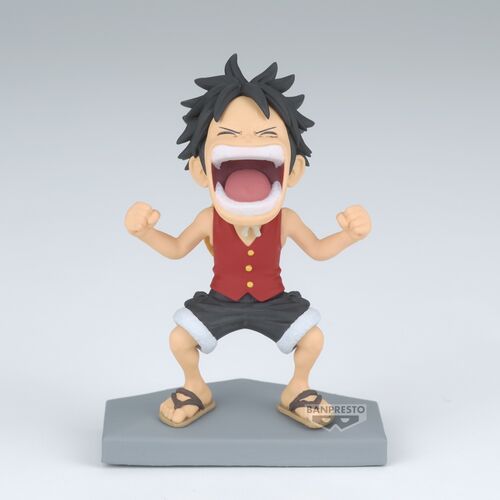 Figura coleccionable mundial de Banpresto One Piece Luffy y Nico Robin de 10 cm