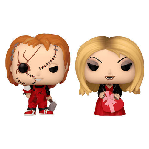 Pack de 2 Funko Pocket POP! Películas de Chucky y Tiffany (San Valentín)