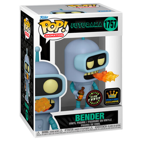 Funko POP! Animación Futurama Bender #1757 Serie Especial CHASE