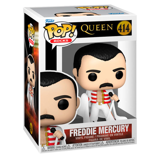 Figura Funko POP! Rocks Freddie Mercury (Gira We Will Rock You) n.° 414