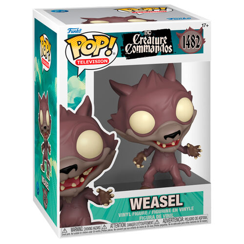 *PRESERVA* Funko POP! Television DC Creature Commandos Weasel n.° 1482