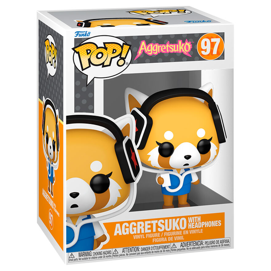 Funko POP! Aggretsuko Aggretsuko with Headphones #97