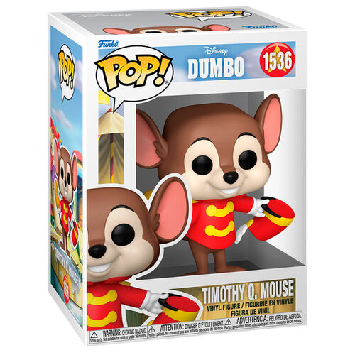 Figura Funko POP! Disney Dumbo Timothy Q. Mouse n.° 1536