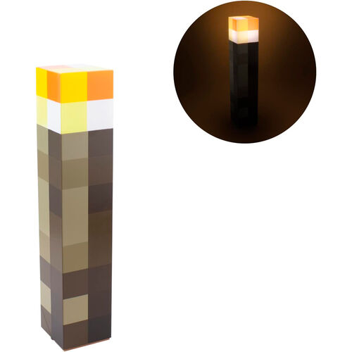 Lámpara antorcha Paladone Minecraft de 28 cm