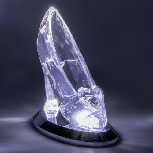 Lámpara 3D de zapato de cristal Paladone de 19 cm