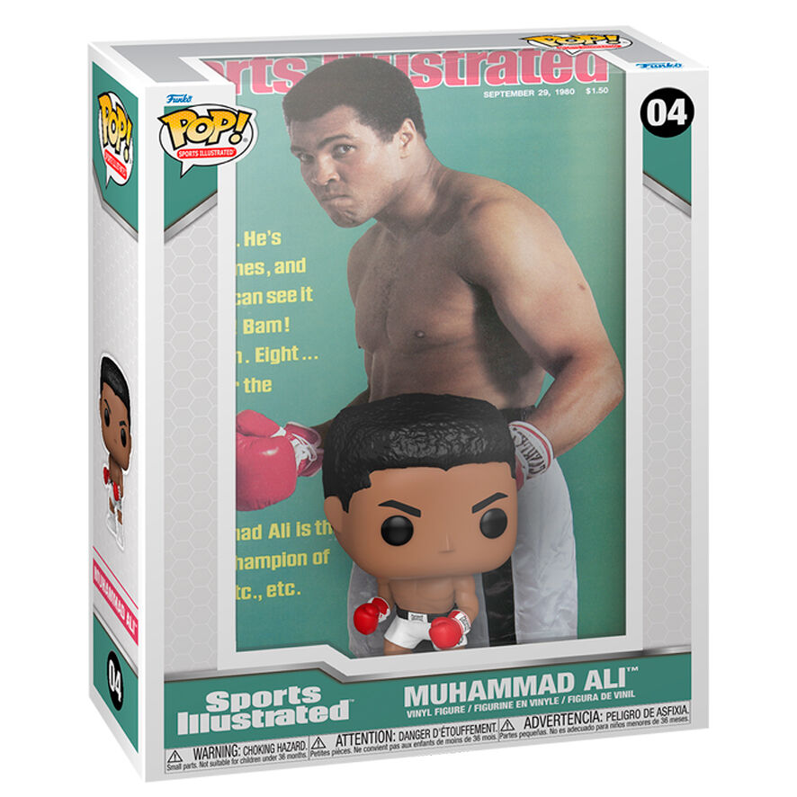 Portada de Funko POP! de Sports Illustrated Muhammad Ali #04